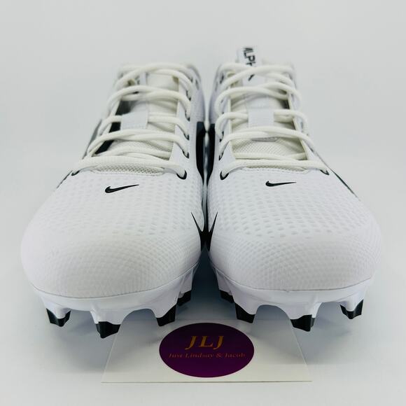 Nike Men\'s Alpha Menace 4 Varsity Football Cleats White FZ7703-101 Size 12.5 main image 10